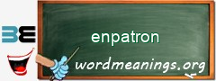 WordMeaning blackboard for enpatron